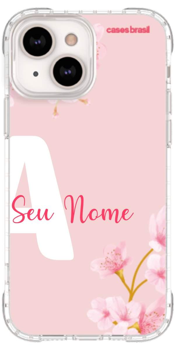 Capinha para Celular Cerejeira com Inicial