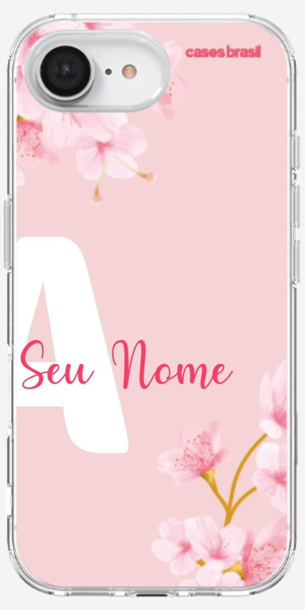 Capinha para Celular Cerejeira com Inicial
