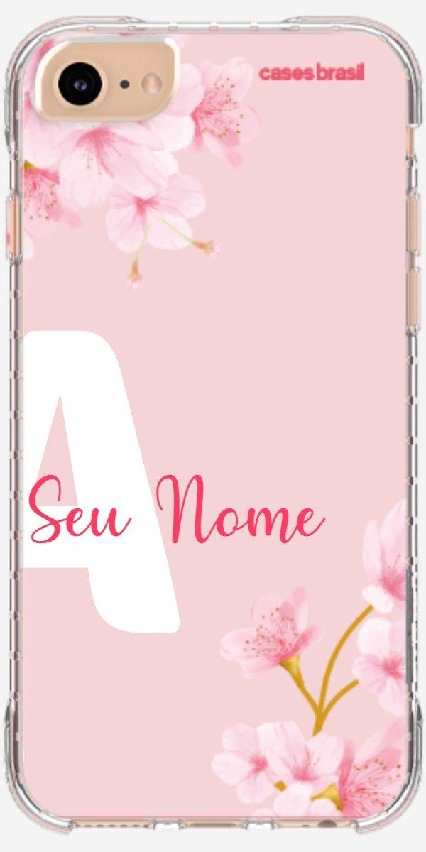 Capinha para Celular Cerejeira com Inicial