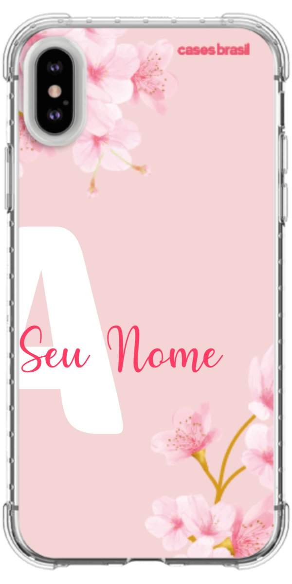 Capinha para Celular Cerejeira com Inicial