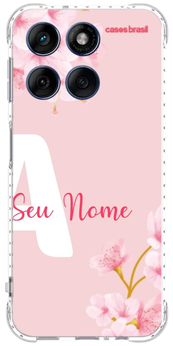Capinha para Celular Cerejeira com Inicial