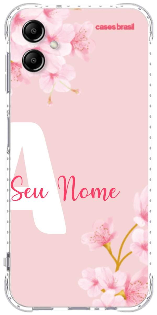 Capinha para Celular Cerejeira com Inicial
