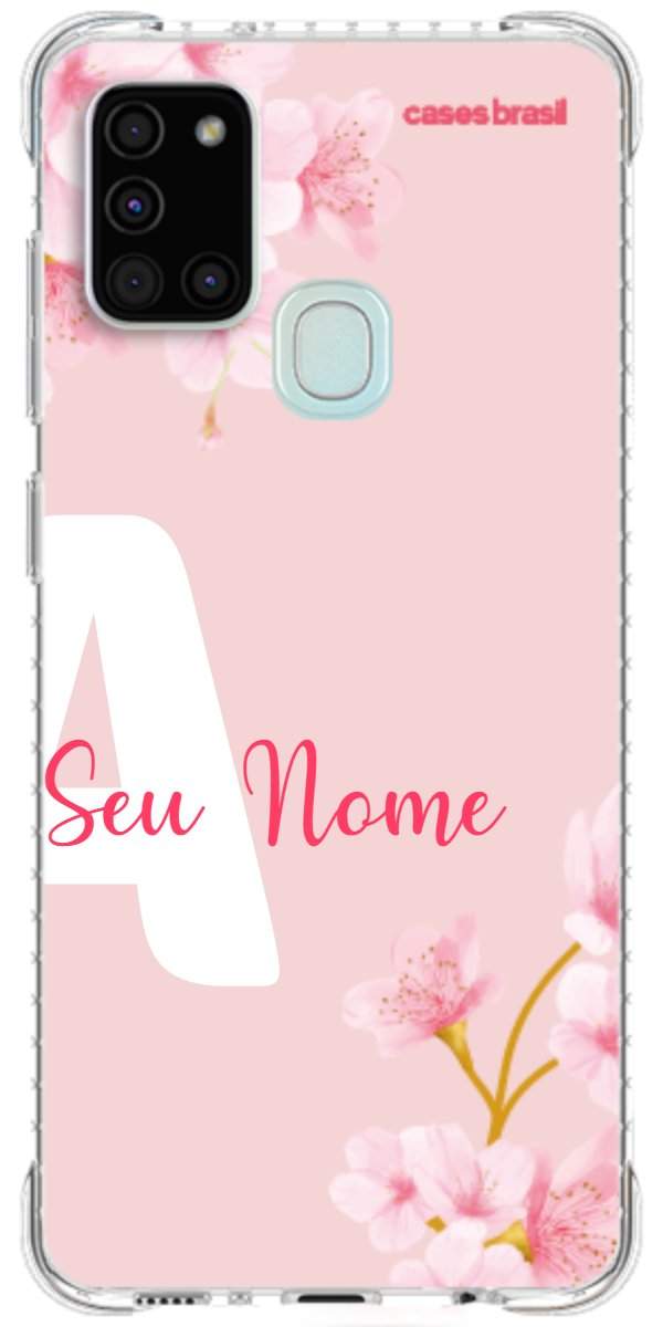 Capinha para Celular Cerejeira com Inicial