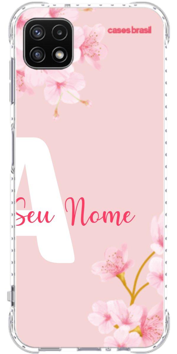 Capinha para Celular Cerejeira com Inicial
