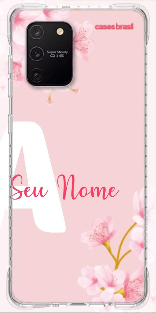 Capinha para Celular Cerejeira com Inicial