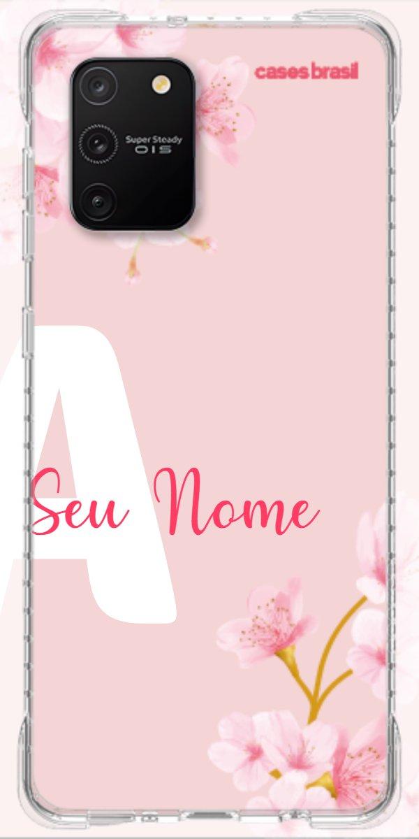 Capinha para Celular Cerejeira com Inicial