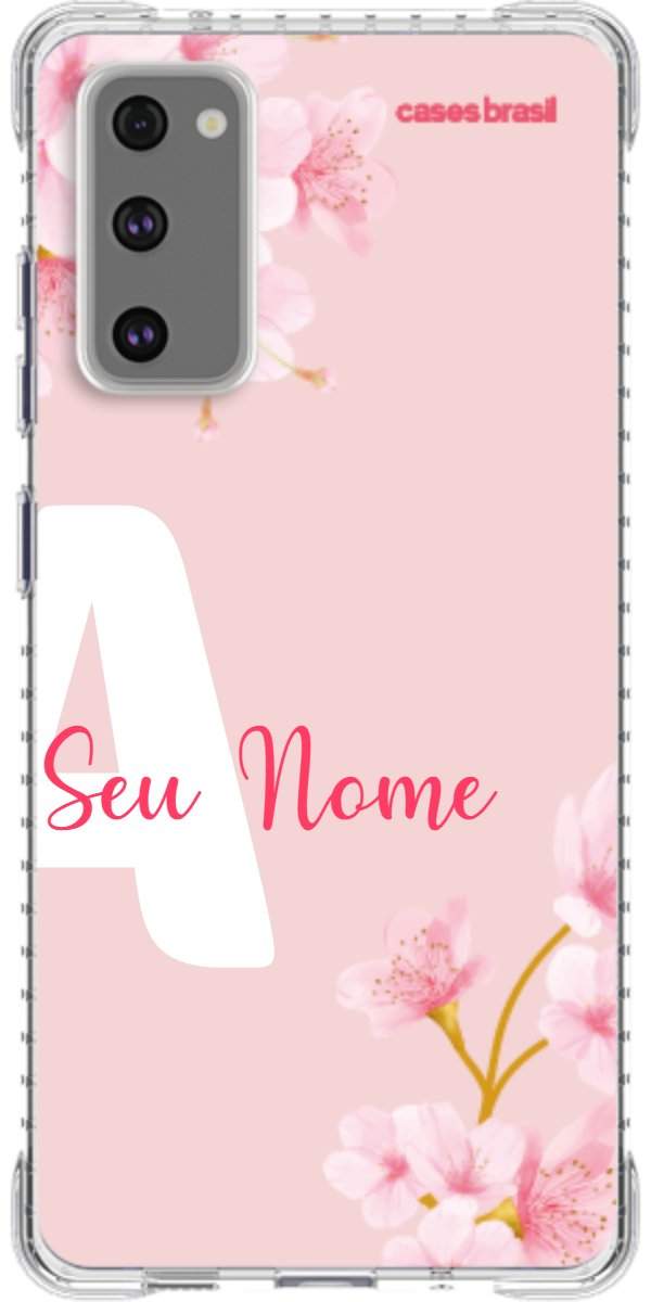Capinha para Celular Cerejeira com Inicial