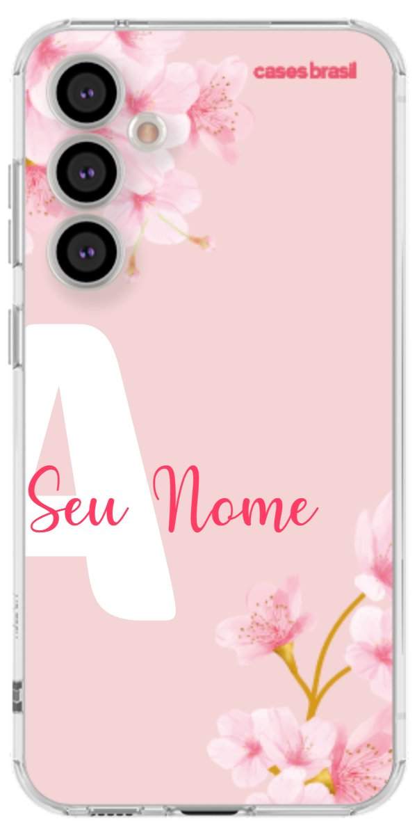 Capinha para Celular Cerejeira com Inicial