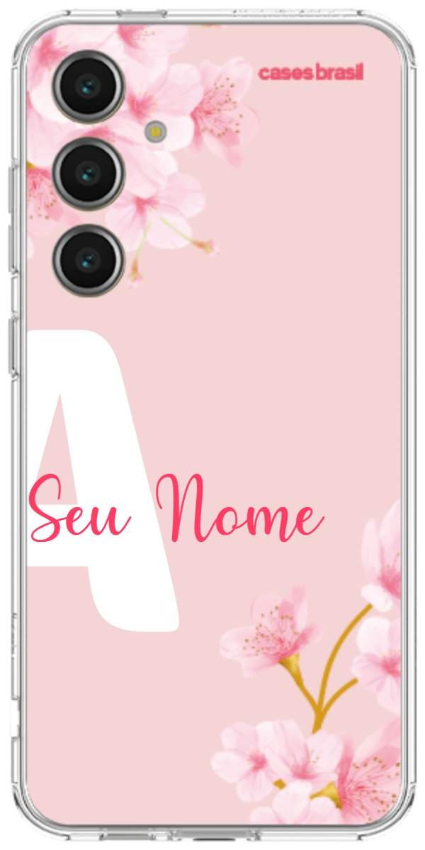 Capinha para Celular Cerejeira com Inicial