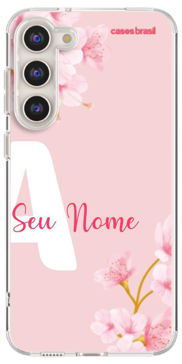 Capinha para Celular Cerejeira com Inicial