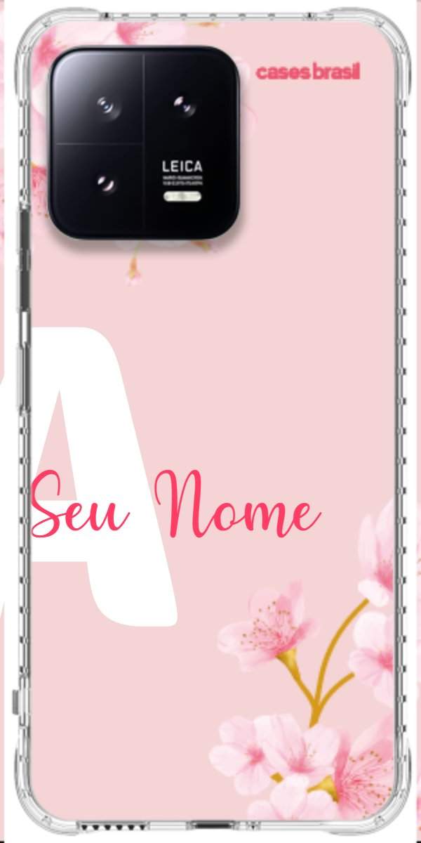 Capinha para Celular Cerejeira com Inicial