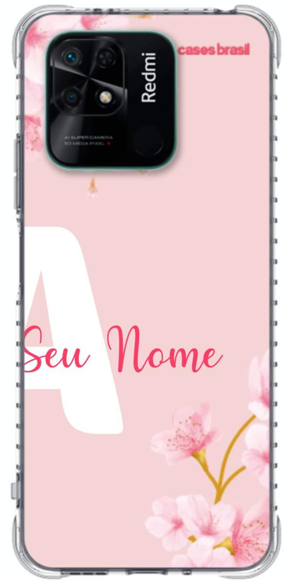Capinha para Celular Cerejeira com Inicial