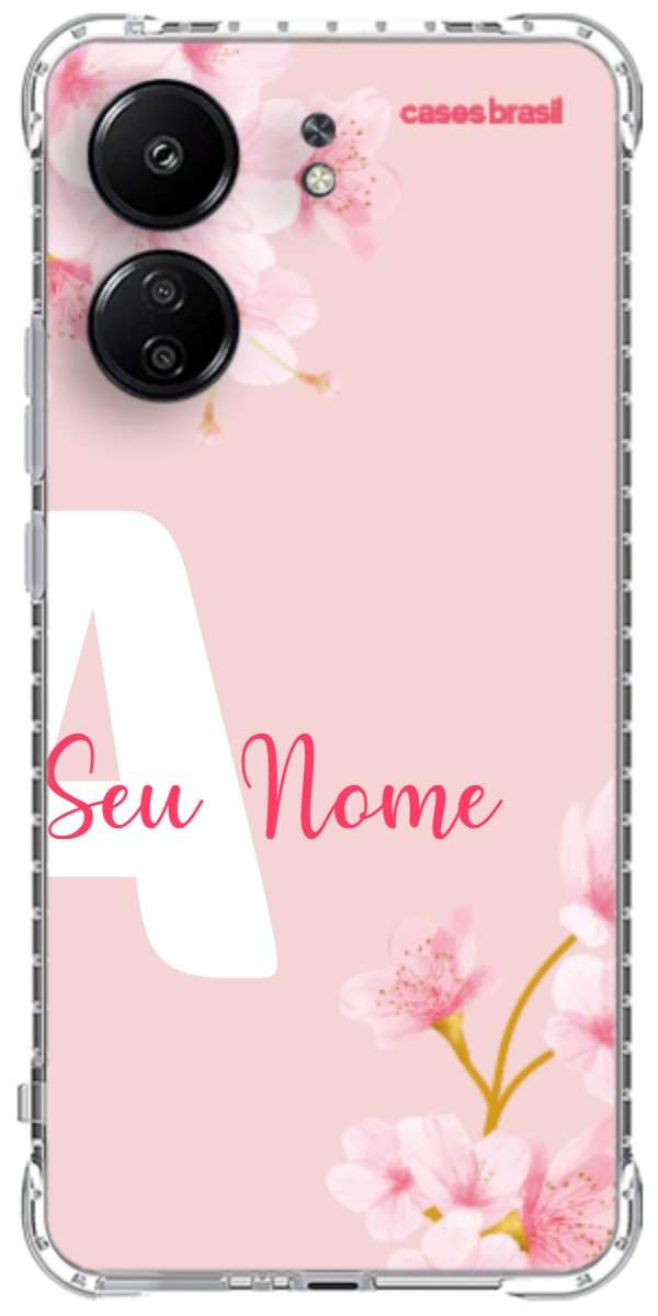 Capinha para Celular Cerejeira com Inicial