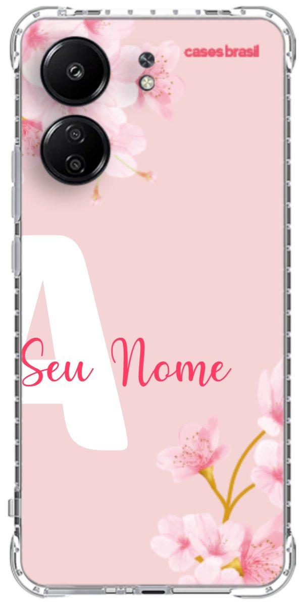 Capinha para Celular Cerejeira com Inicial