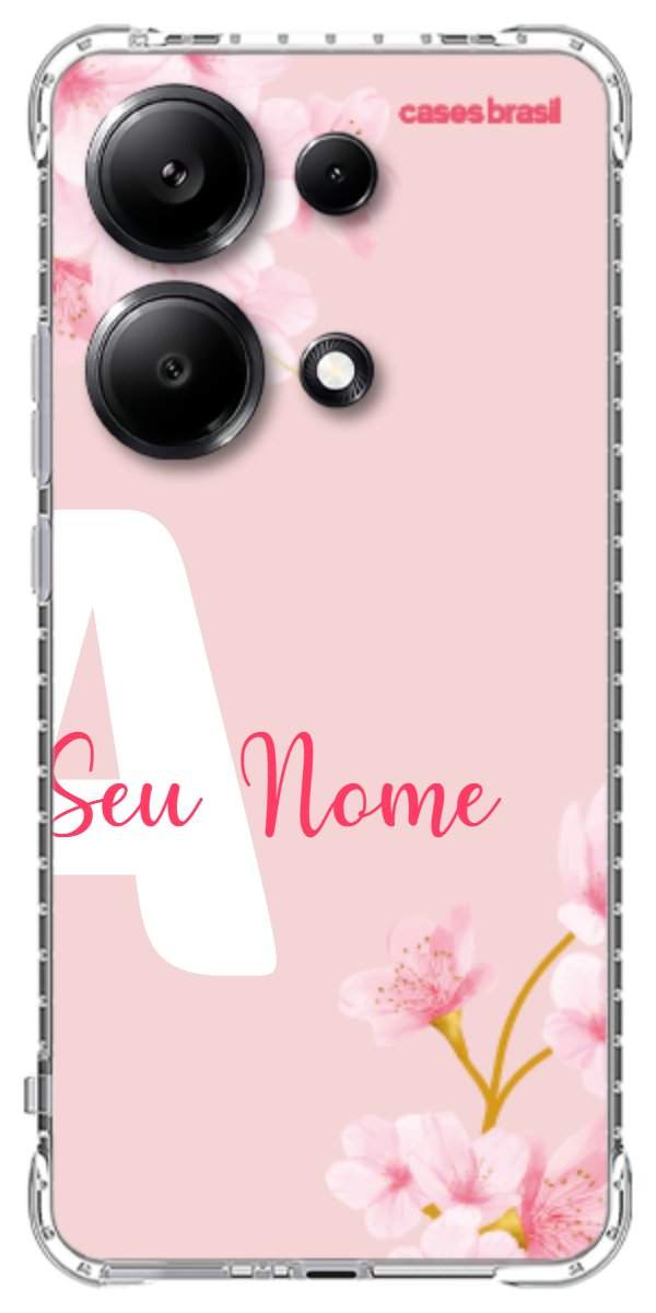 Capinha para Celular Cerejeira com Inicial