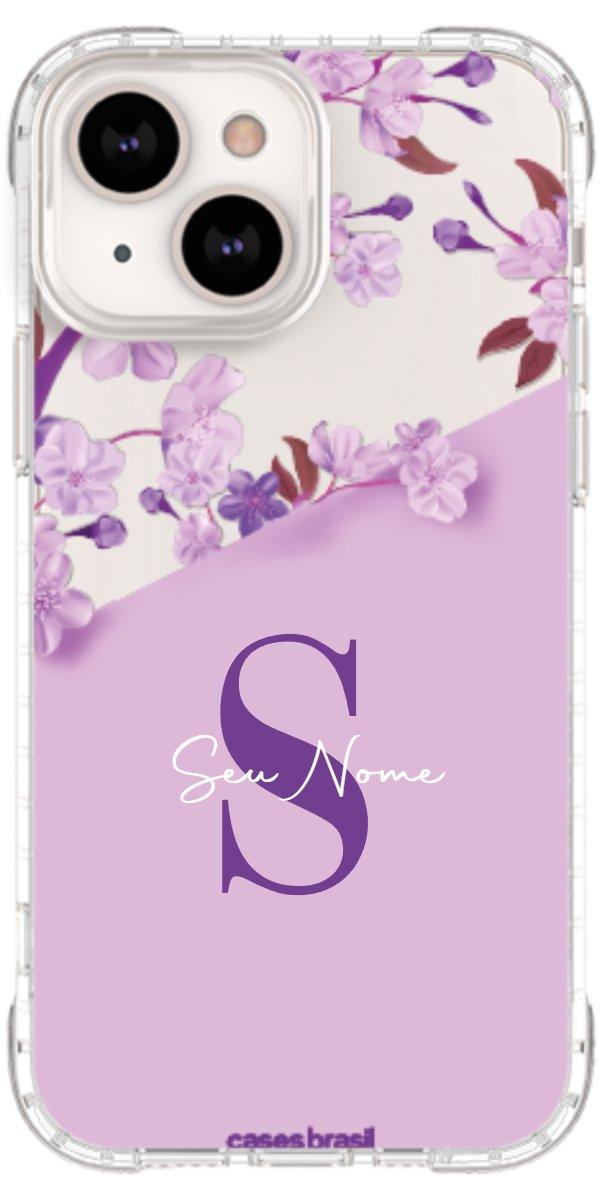 Capinha para Celular Flores Purpuras
