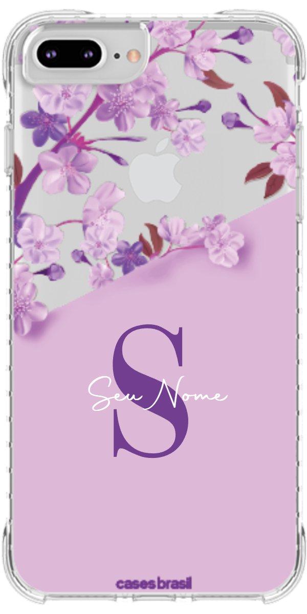 Capinha para Celular Flores Purpuras