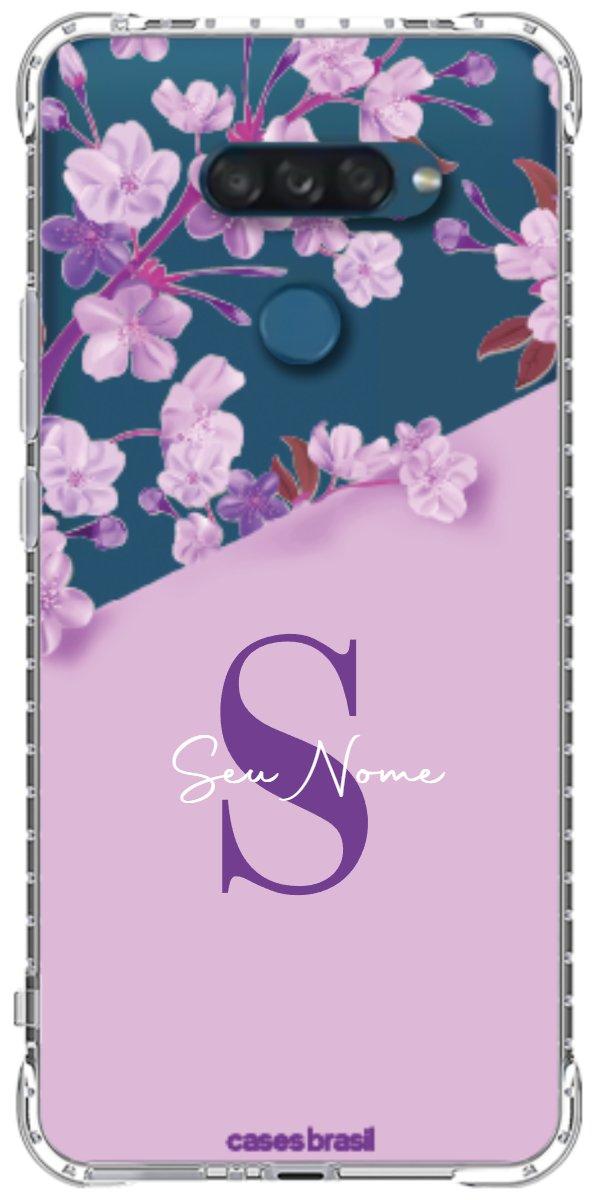 Capinha para Celular Flores Purpuras