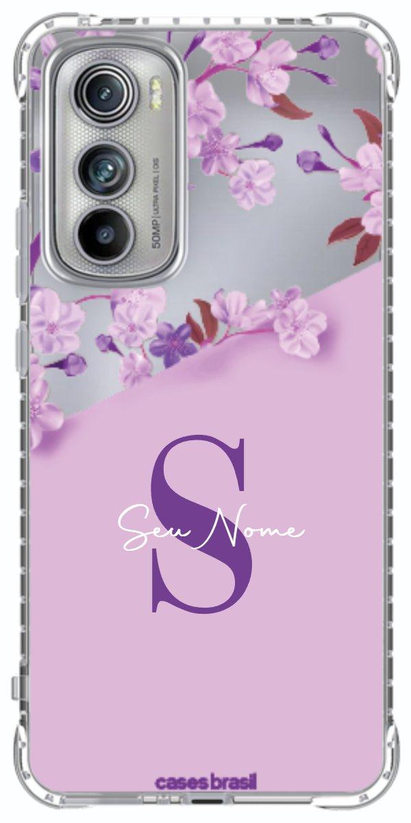 Capinha para Celular Flores Purpuras