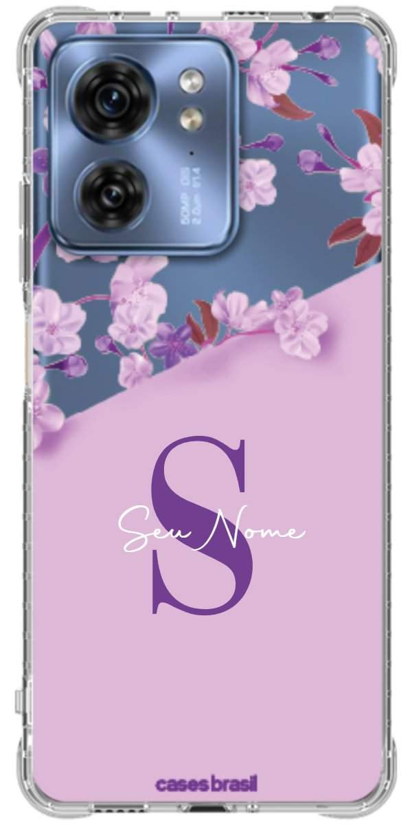 Capinha para Celular Flores Purpuras