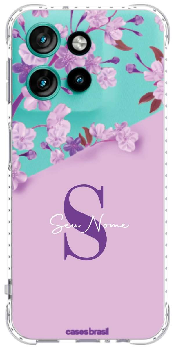 Capinha para Celular Flores Purpuras