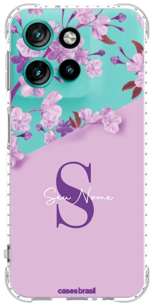 Capinha para Celular Flores Purpuras