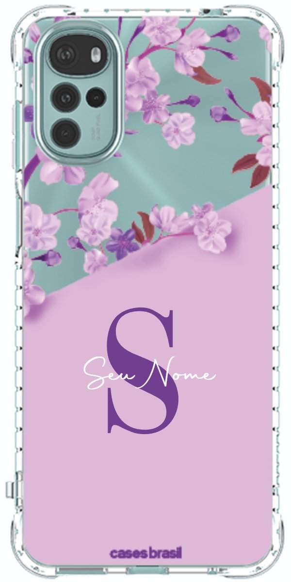 Capinha para Celular Flores Purpuras