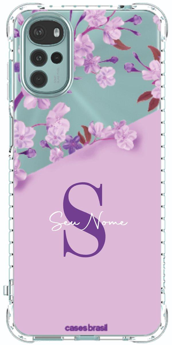 Capinha para Celular Flores Purpuras
