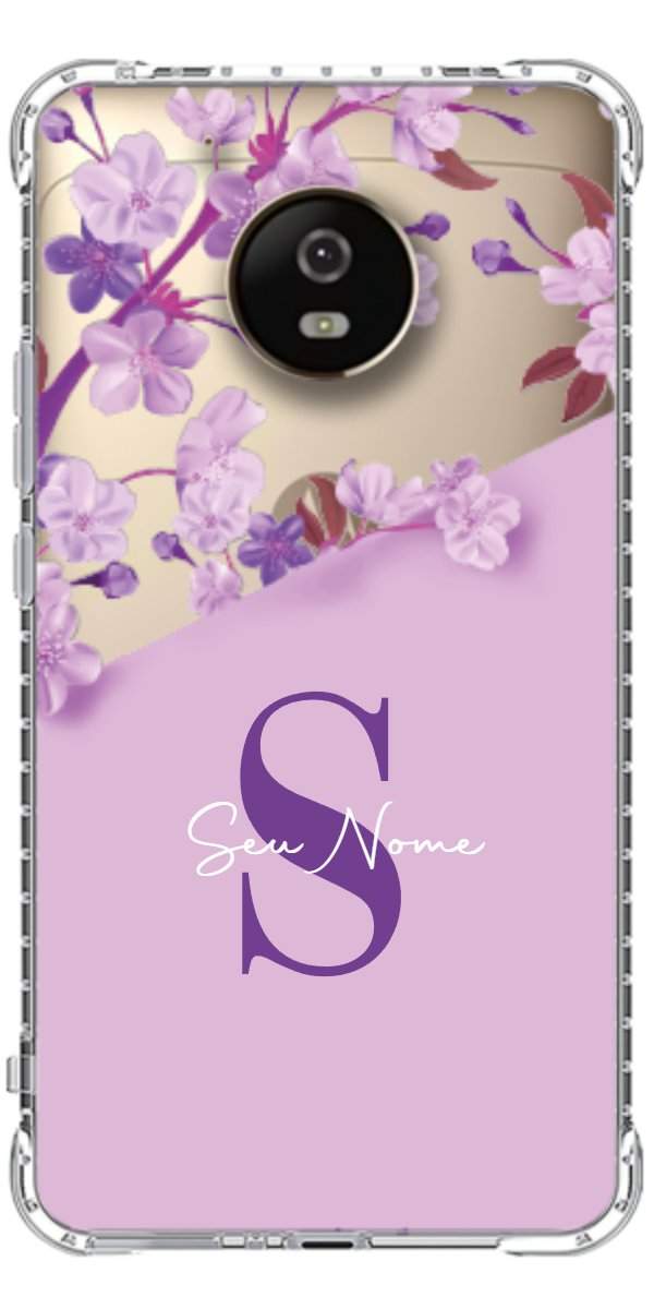 Capinha para Celular Flores Purpuras