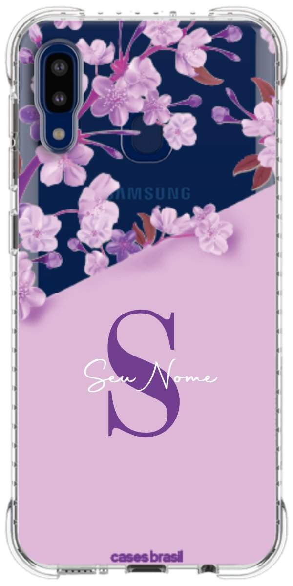 Capinha para Celular Flores Purpuras