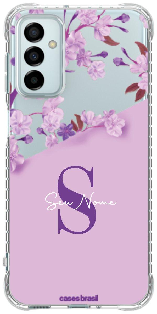 Capinha para Celular Flores Purpuras