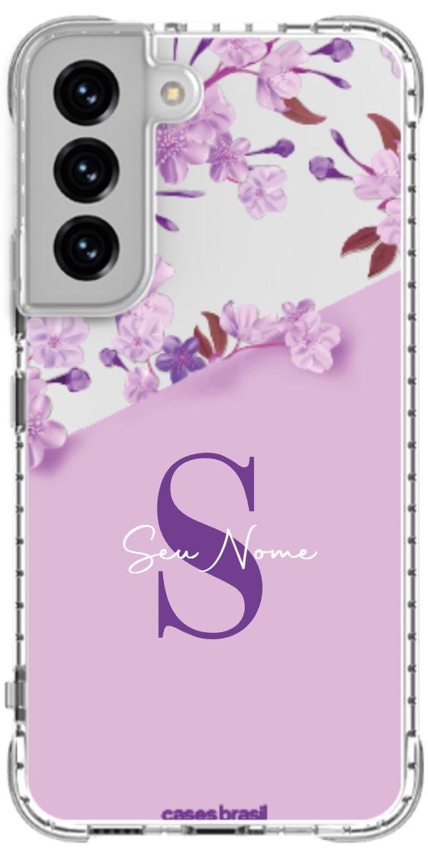 Capinha para Celular Flores Purpuras