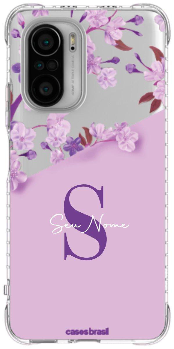 Capinha para Celular Flores Purpuras