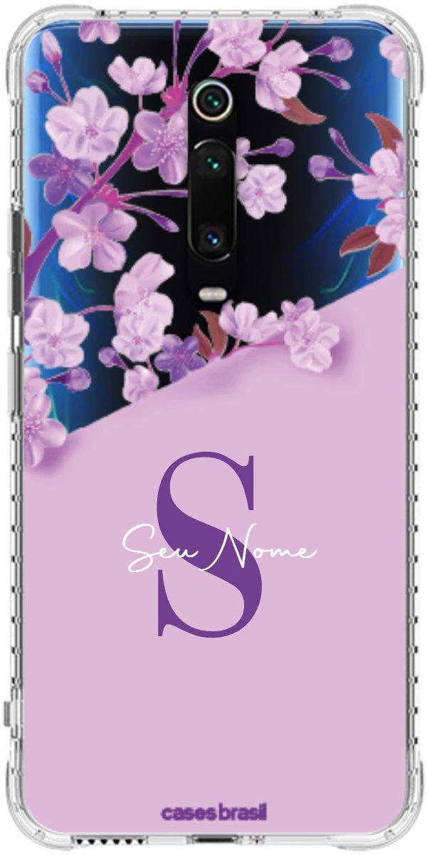 Capinha para Celular Flores Purpuras
