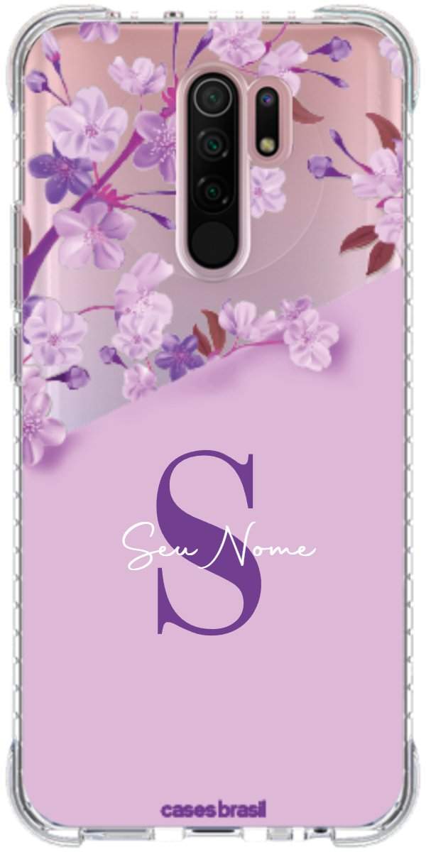 Capinha para Celular Flores Purpuras