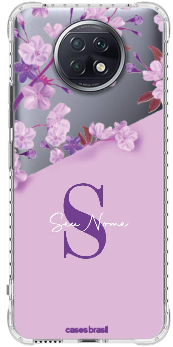 Capinha para Celular Flores Purpuras