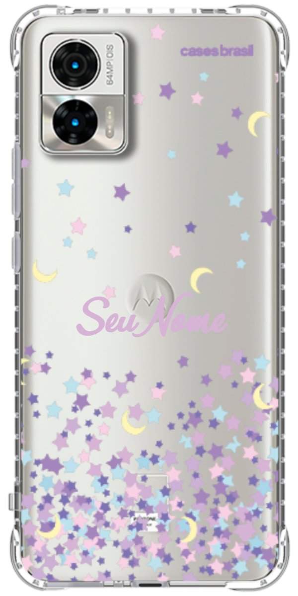 Capinha para Celular Estrelas Flutuantes