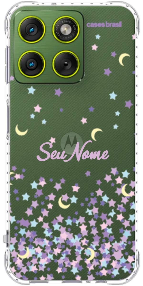 Capinha para Celular Estrelas Flutuantes