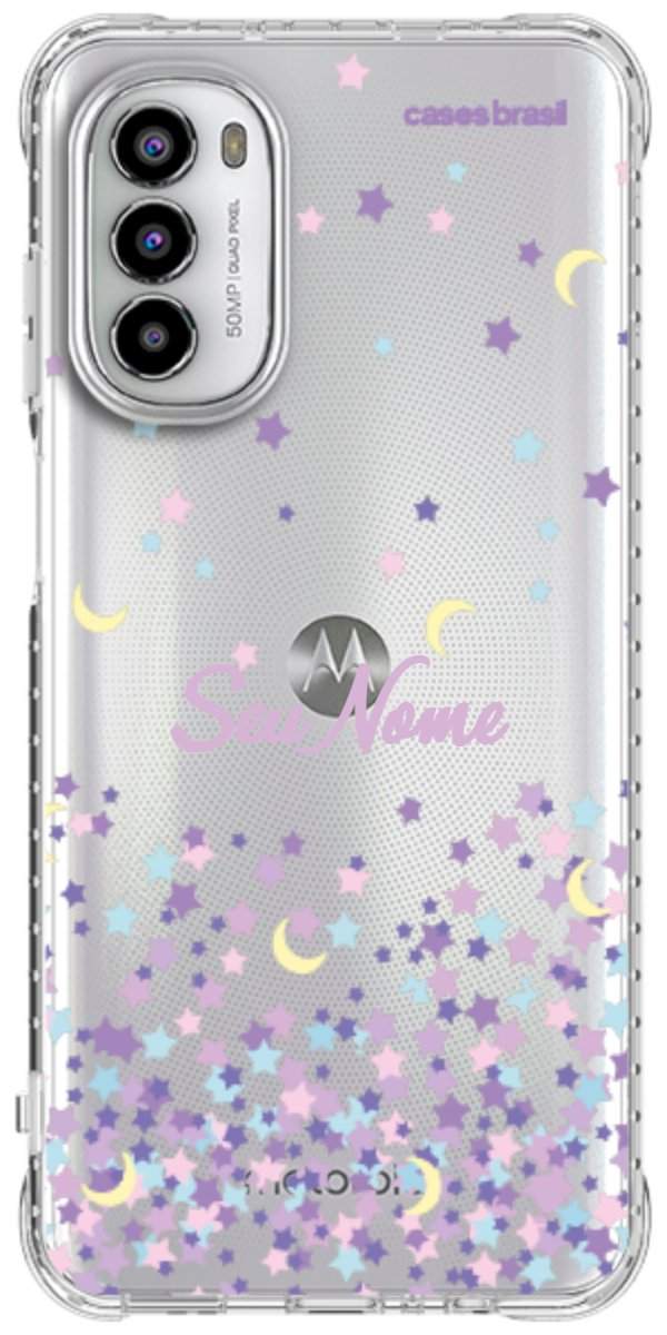 Capinha para Celular Estrelas Flutuantes