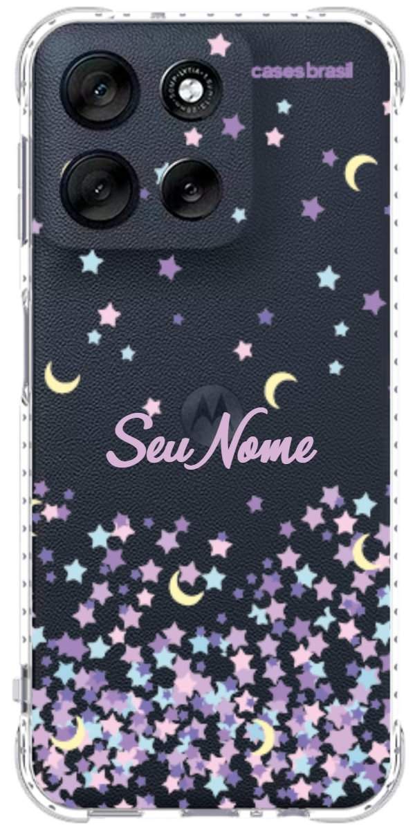 Capinha para Celular Estrelas Flutuantes