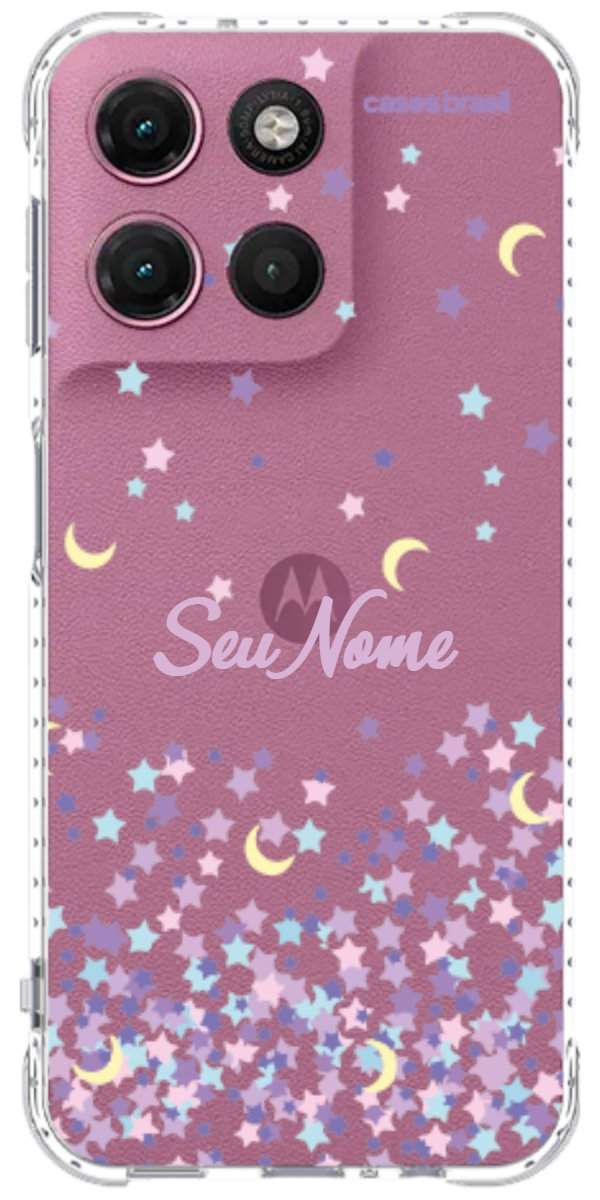 Capinha para Celular Estrelas Flutuantes