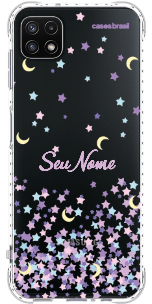 Capinha para Celular Estrelas Flutuantes