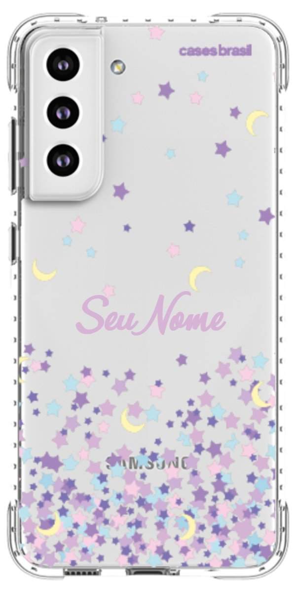 Capinha para Celular Estrelas Flutuantes