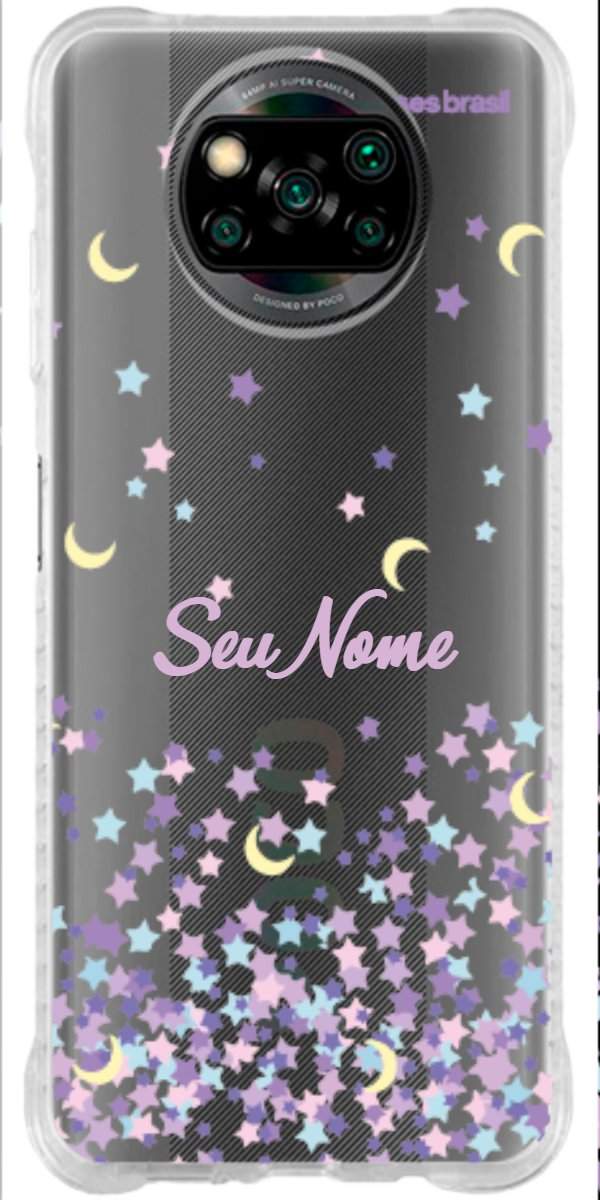 Capinha para Celular Estralas Flutuantes