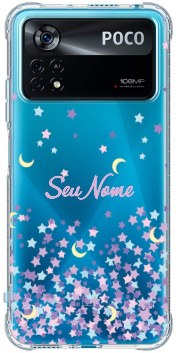 Capinha para Celular Estralas Flutuantes