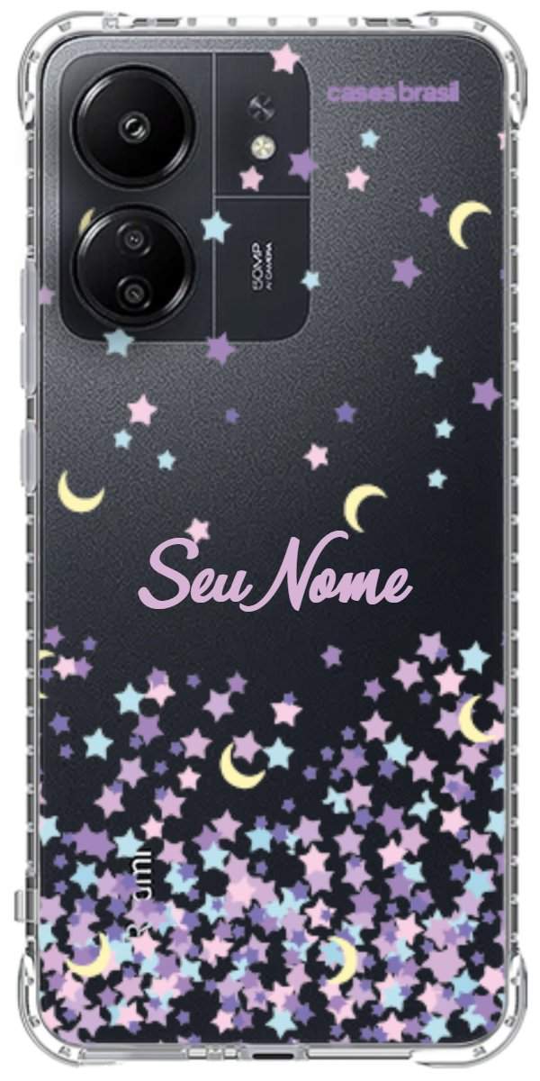 Capinha para Celular Estrelas Flutuantes