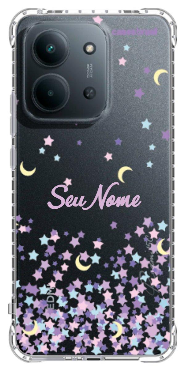 Capinha para Celular Estrelas Flutuantes