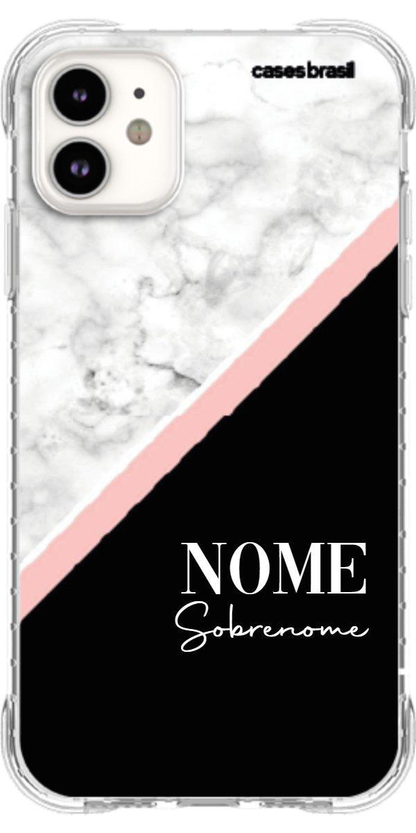 Capinha para Celular Mármore WhiteBlack