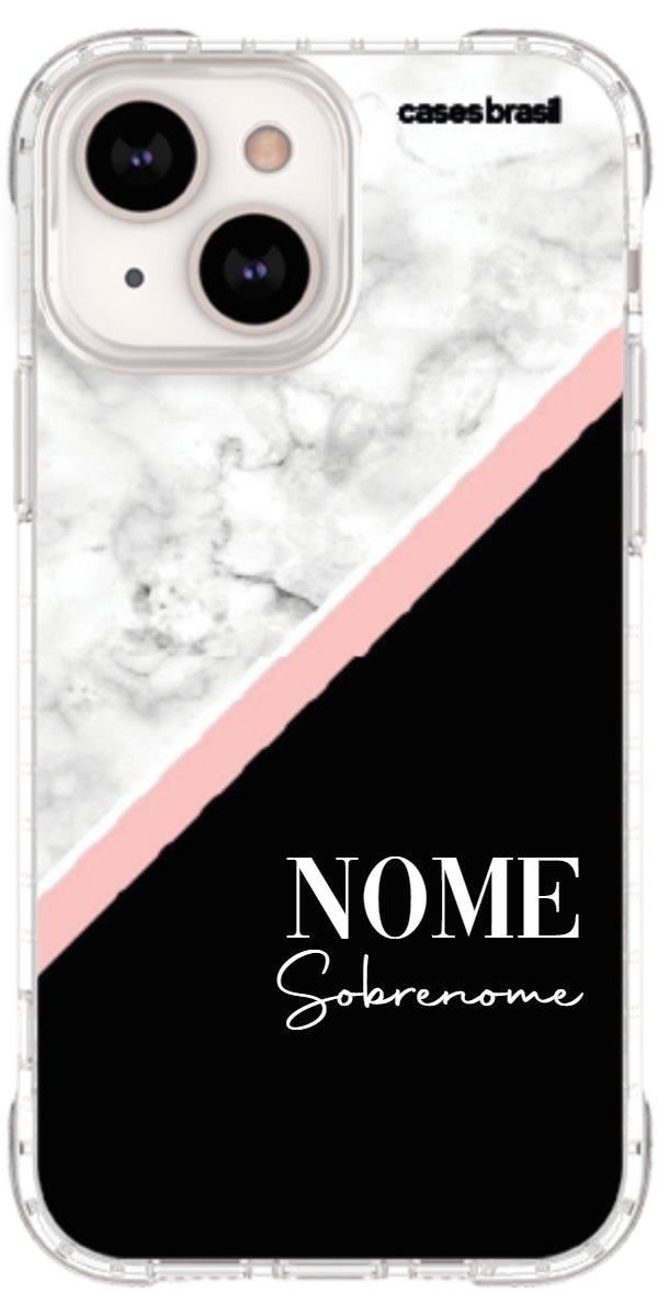 Capinha para Celular Mármore WhiteBlack