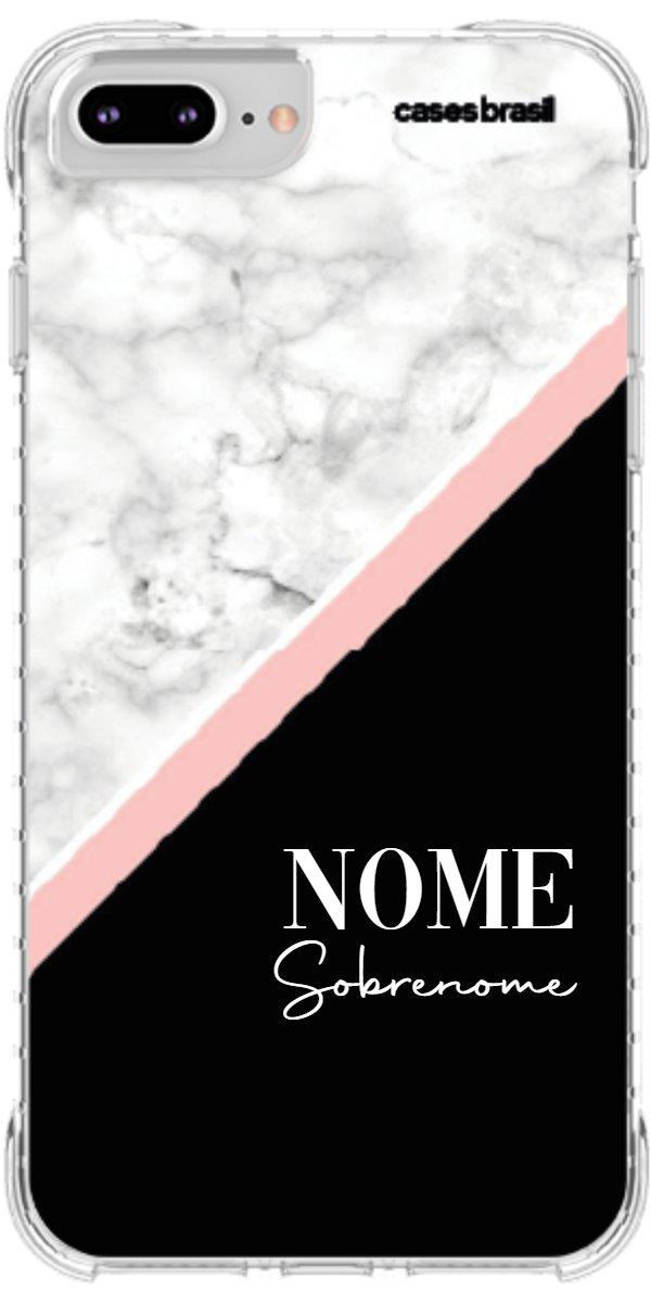 Capinha para Celular Mármore WhiteBlack